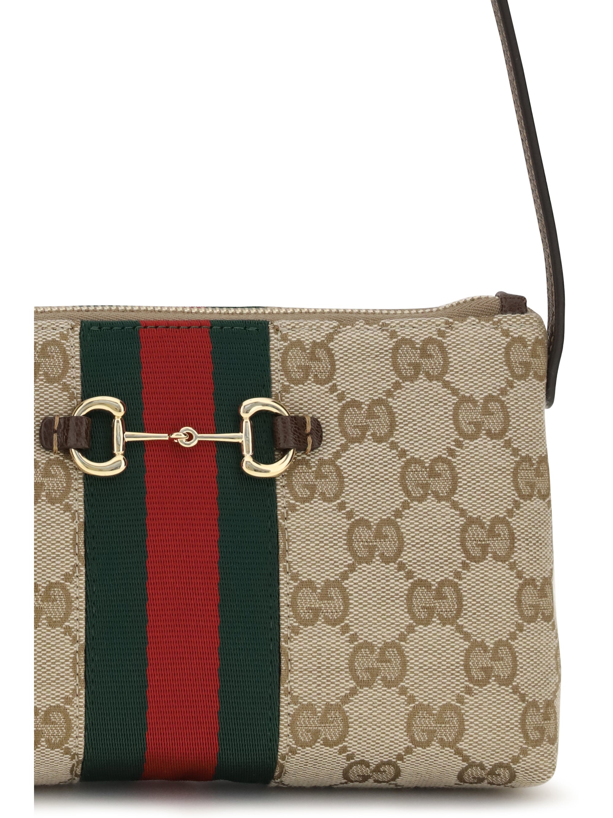 shoulder bag with horsebit