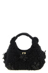 mini hobo crochet cotton handbag