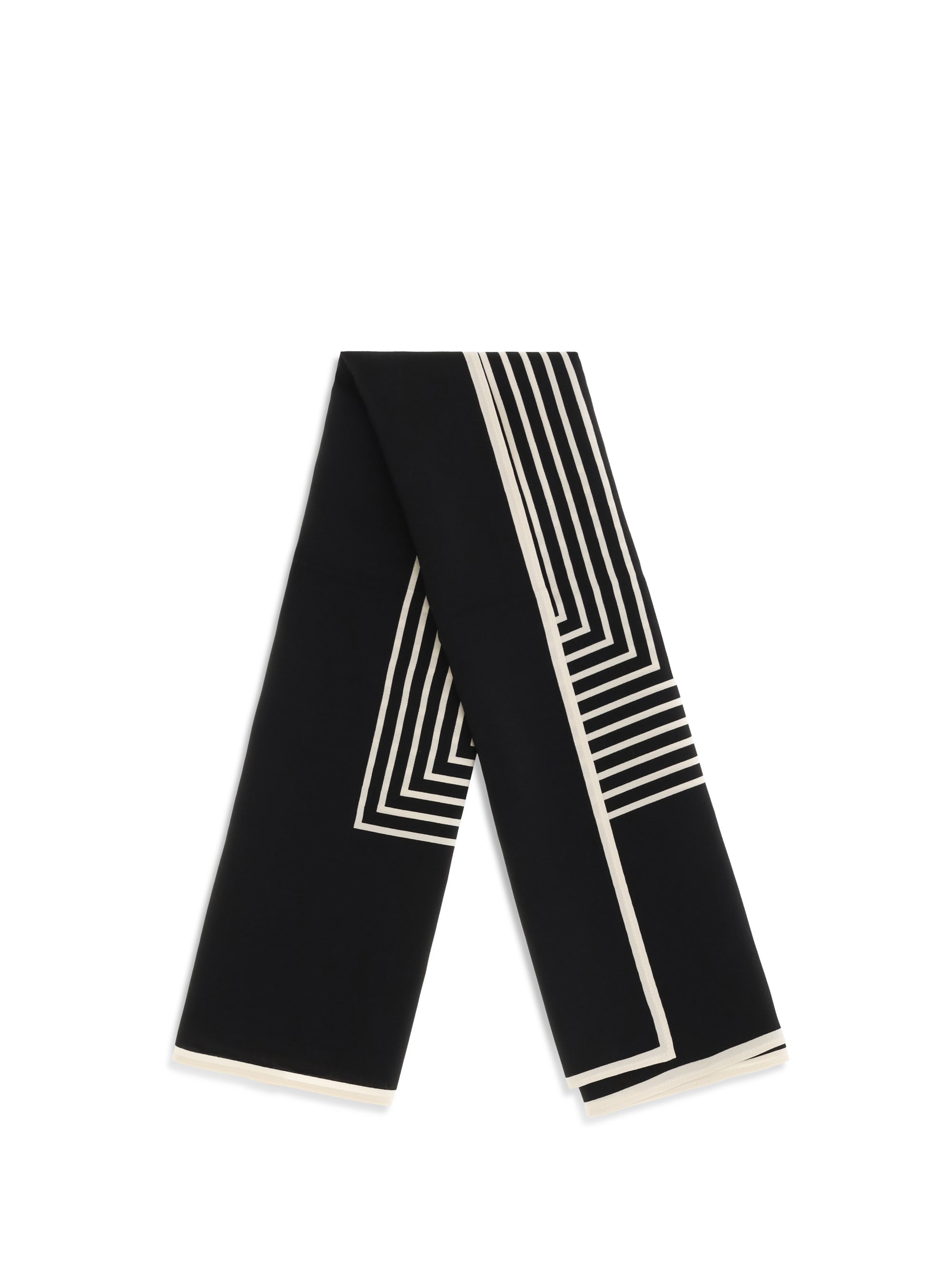 TOTEME OS monogram silk scarf