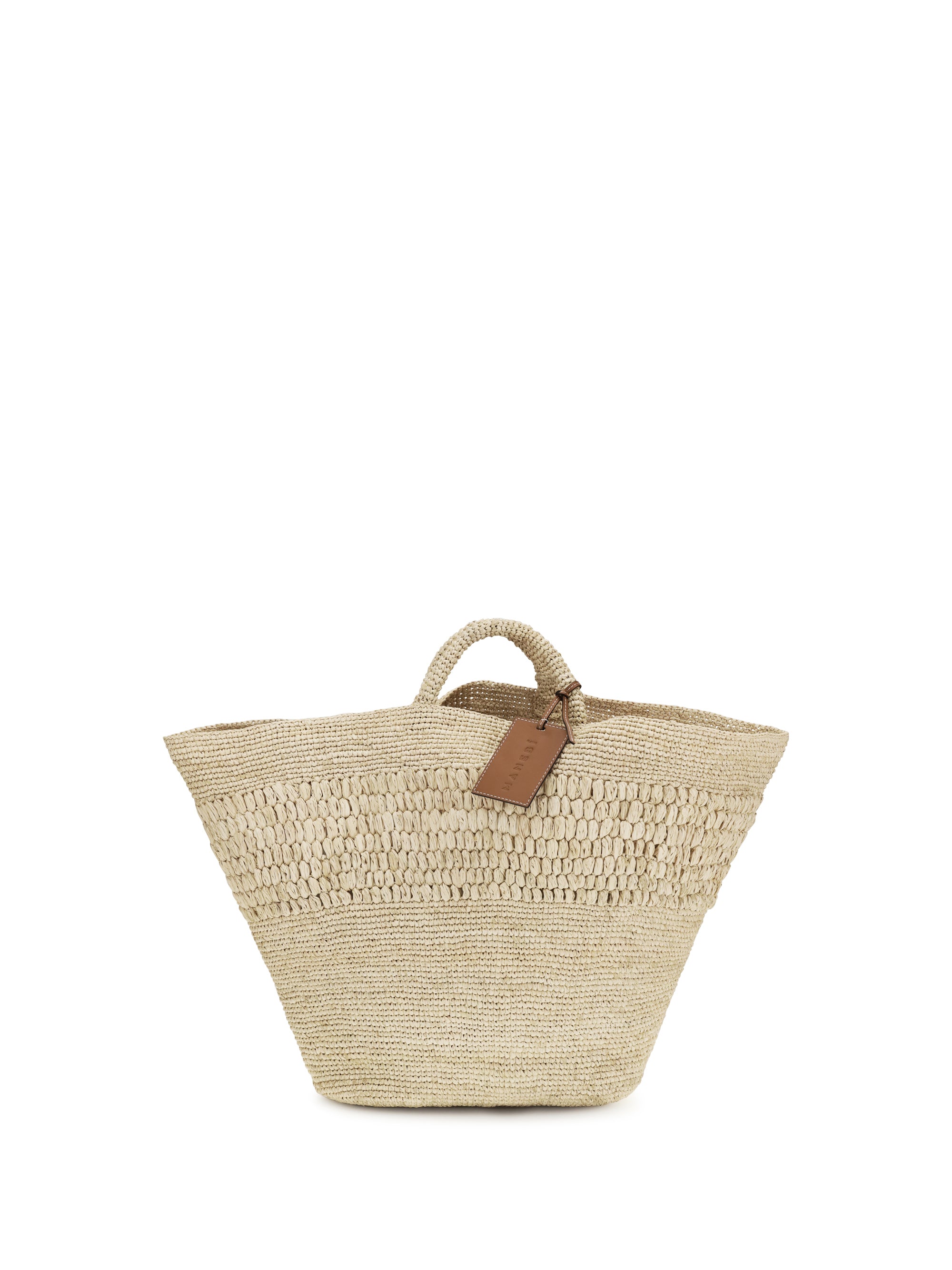 MANEBI OS fiji raffia handbag 