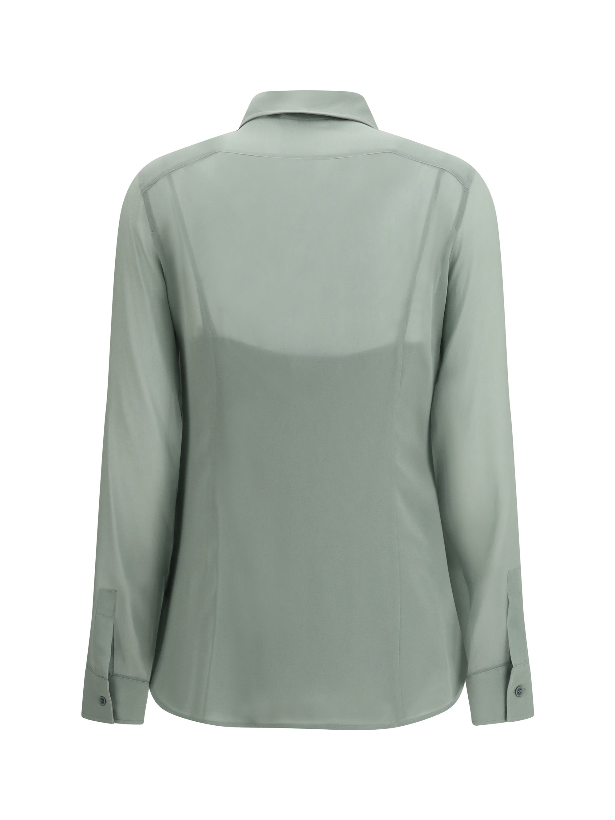 MAX MARA 44 long-sleeve silk shirt