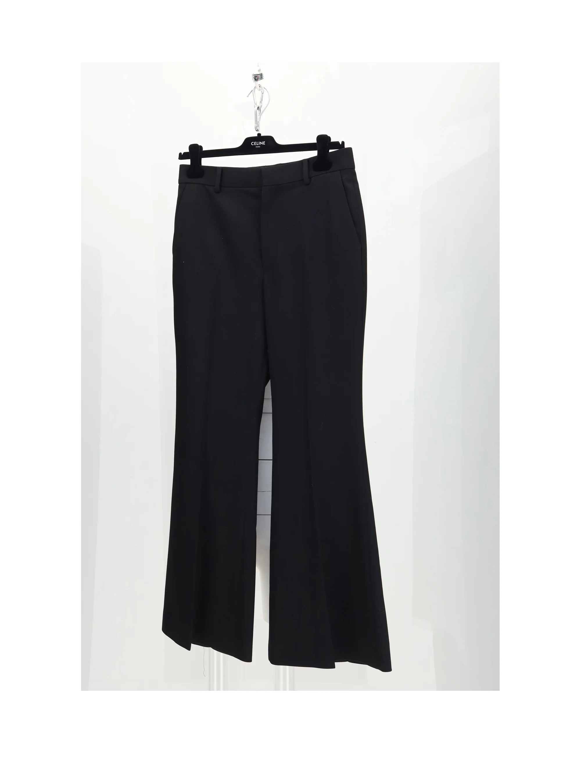 CELINE 36 kick 3d flare trousers