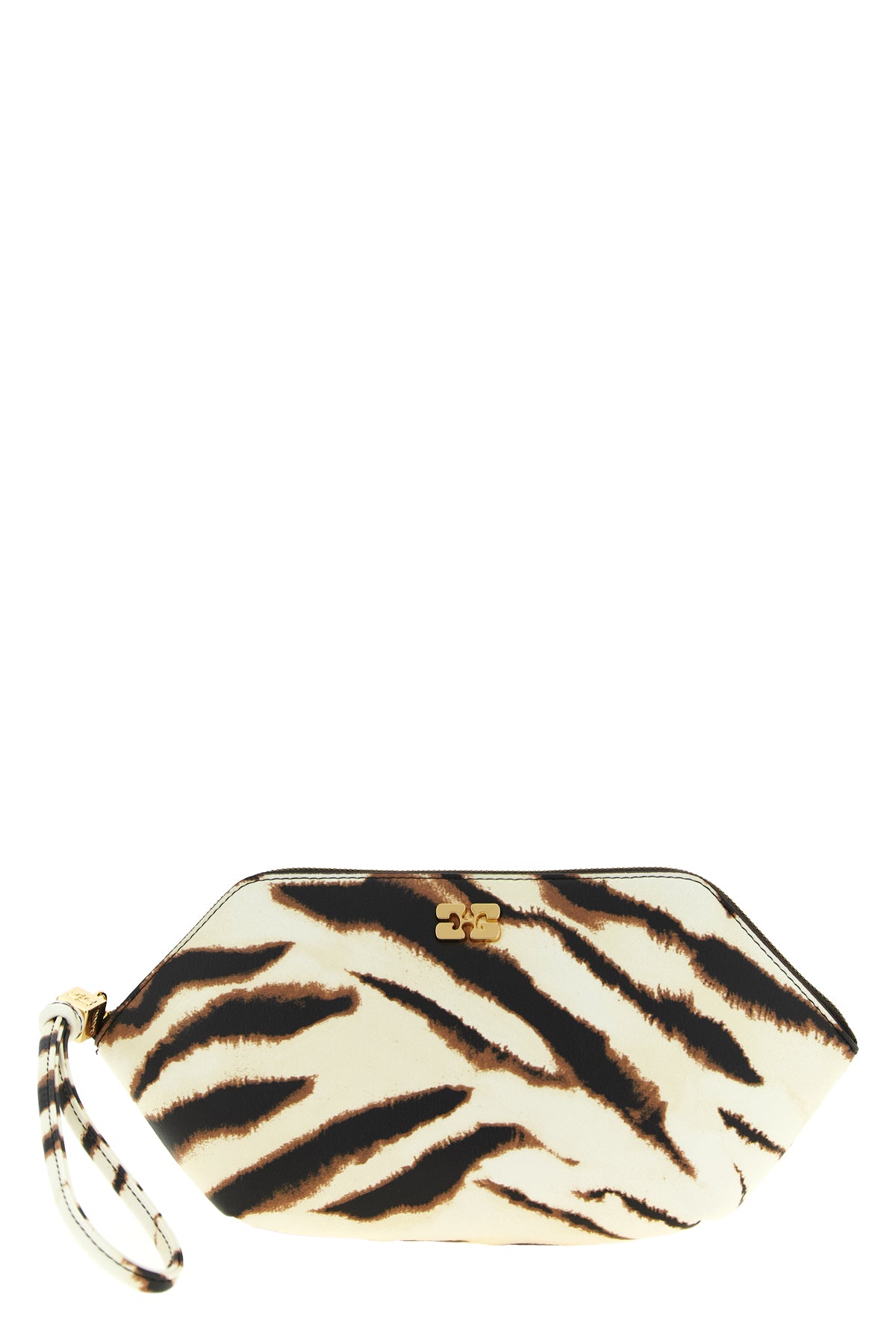 GANNI OS bou beauty in leather-effect fabric