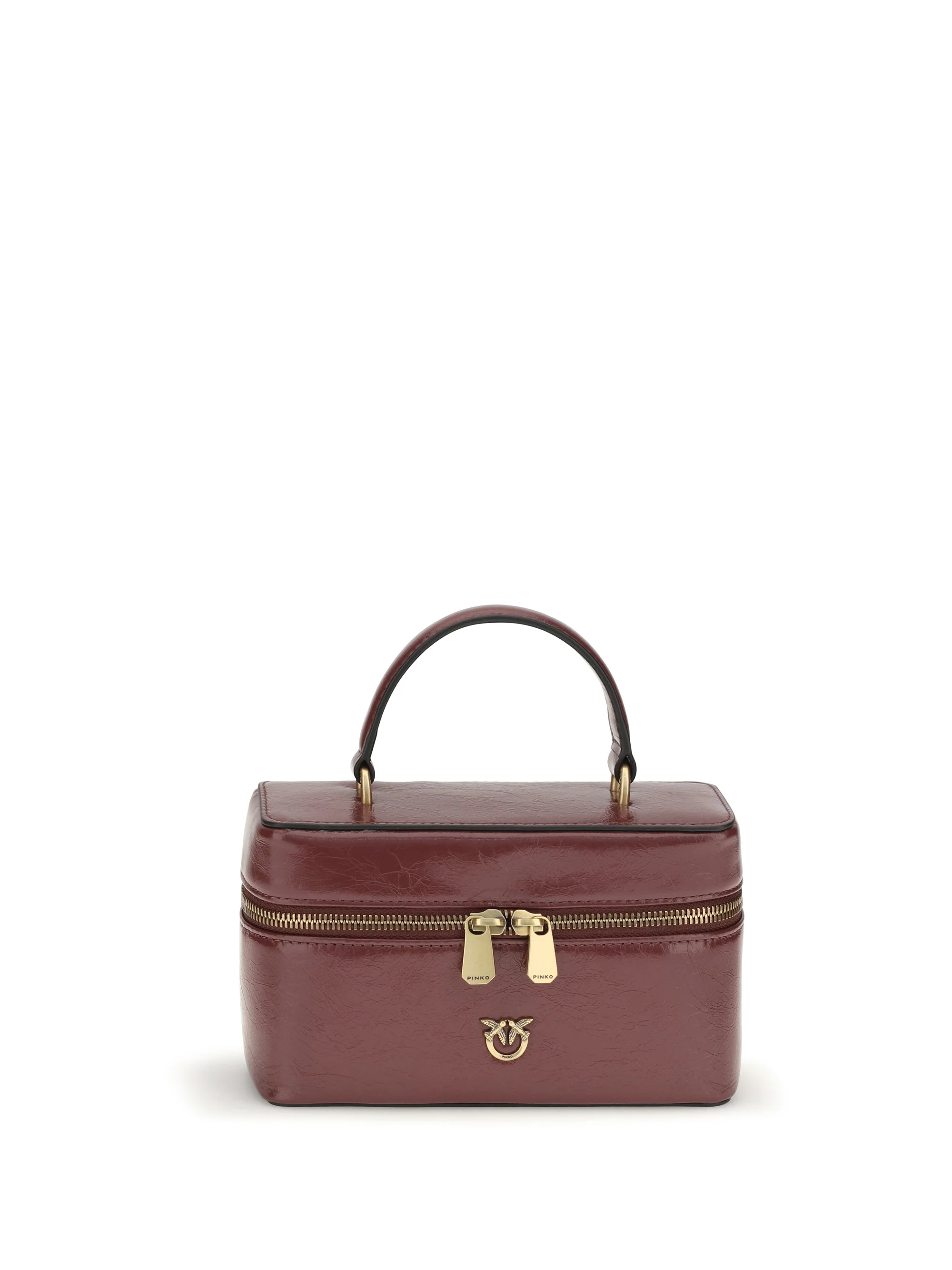 PINKO OS vanity soft mini quilted beauty case