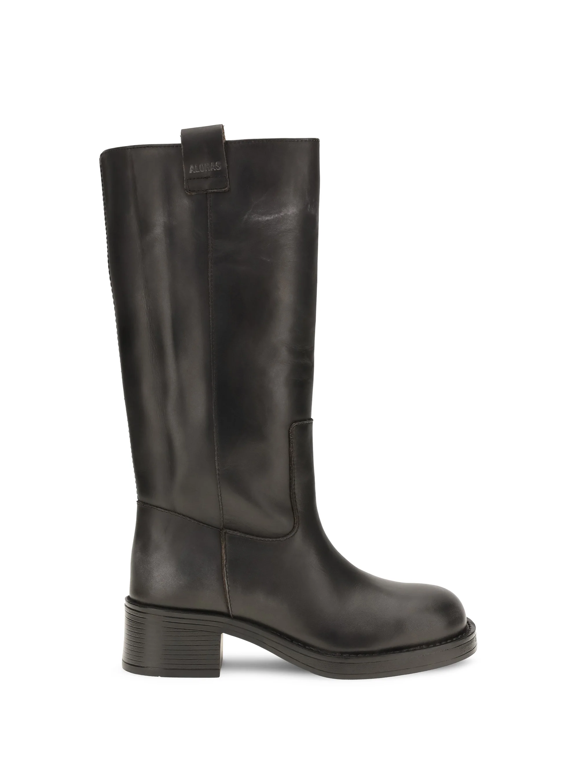 sajan vintage leather high boots