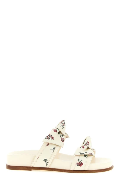alexandre birman x agua by agua bendita maxi clarita flat sandals in floral pa