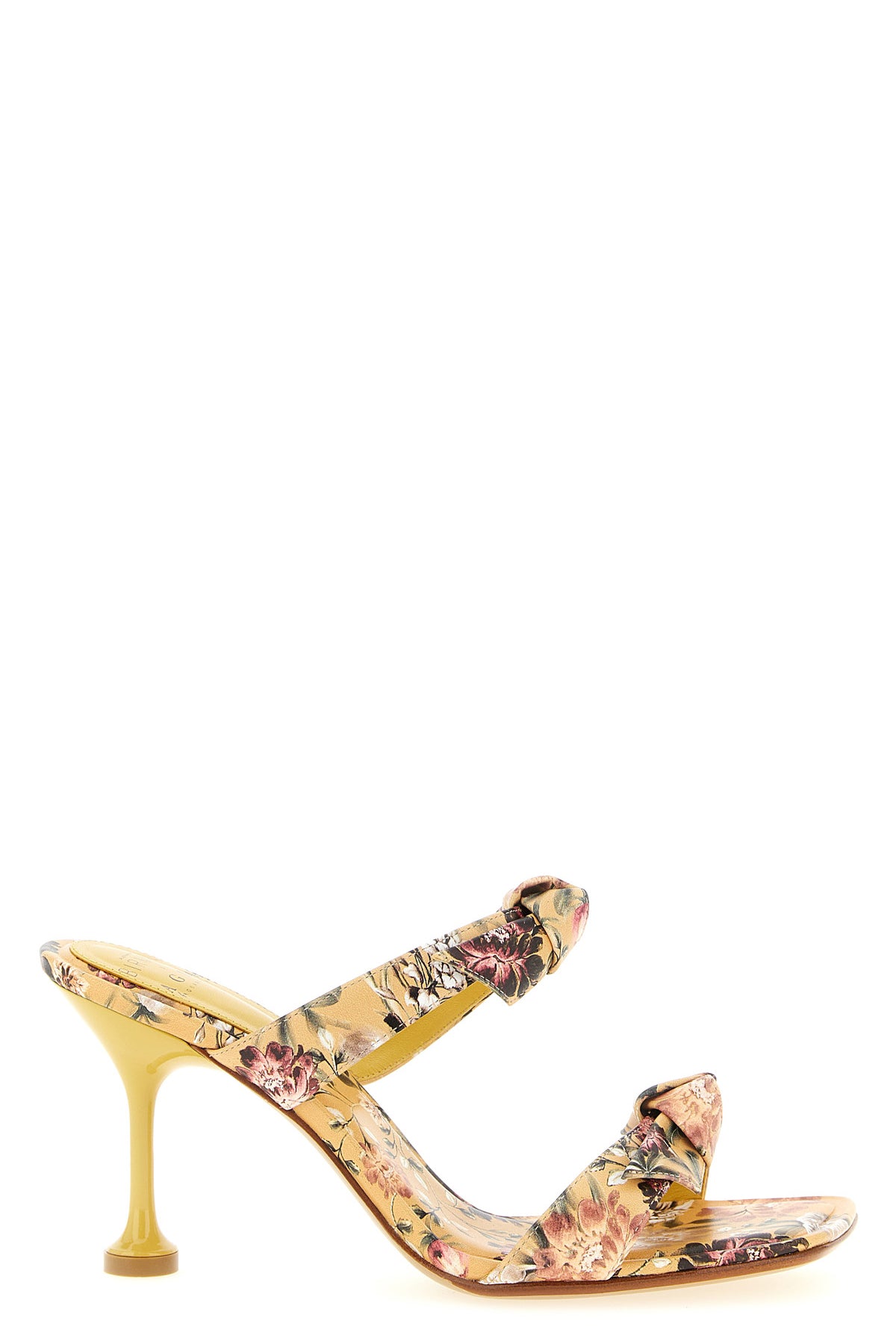 ALEXANDRE BIRMAN 37.5 alexandre birman x agua by agua bendita clarita square flare sandals in floral