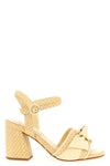 maxi clarita sandals in two-tone natural raffia woven