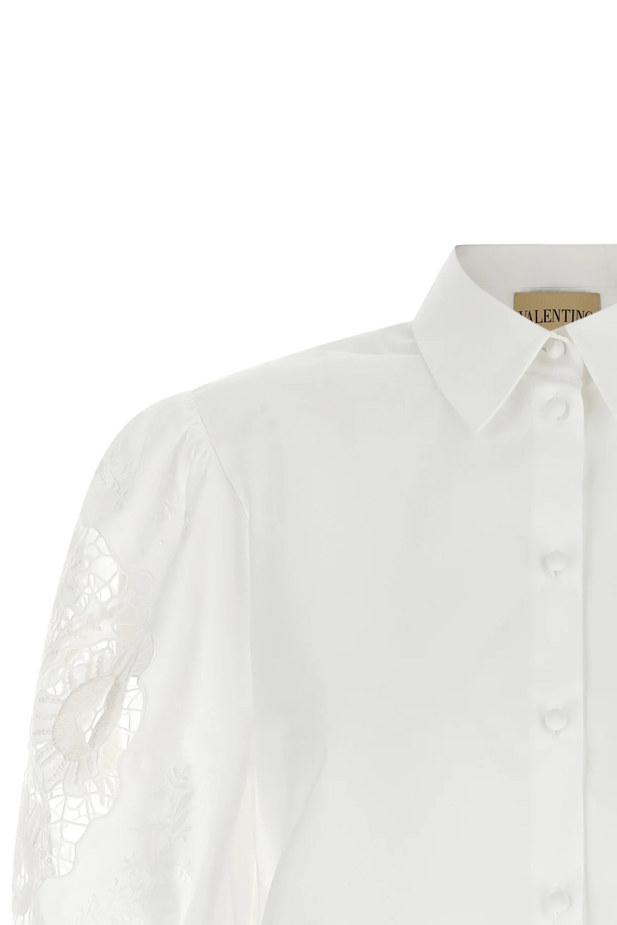the valentino garavani cotton poplin shirt redefines classic tailoring through i