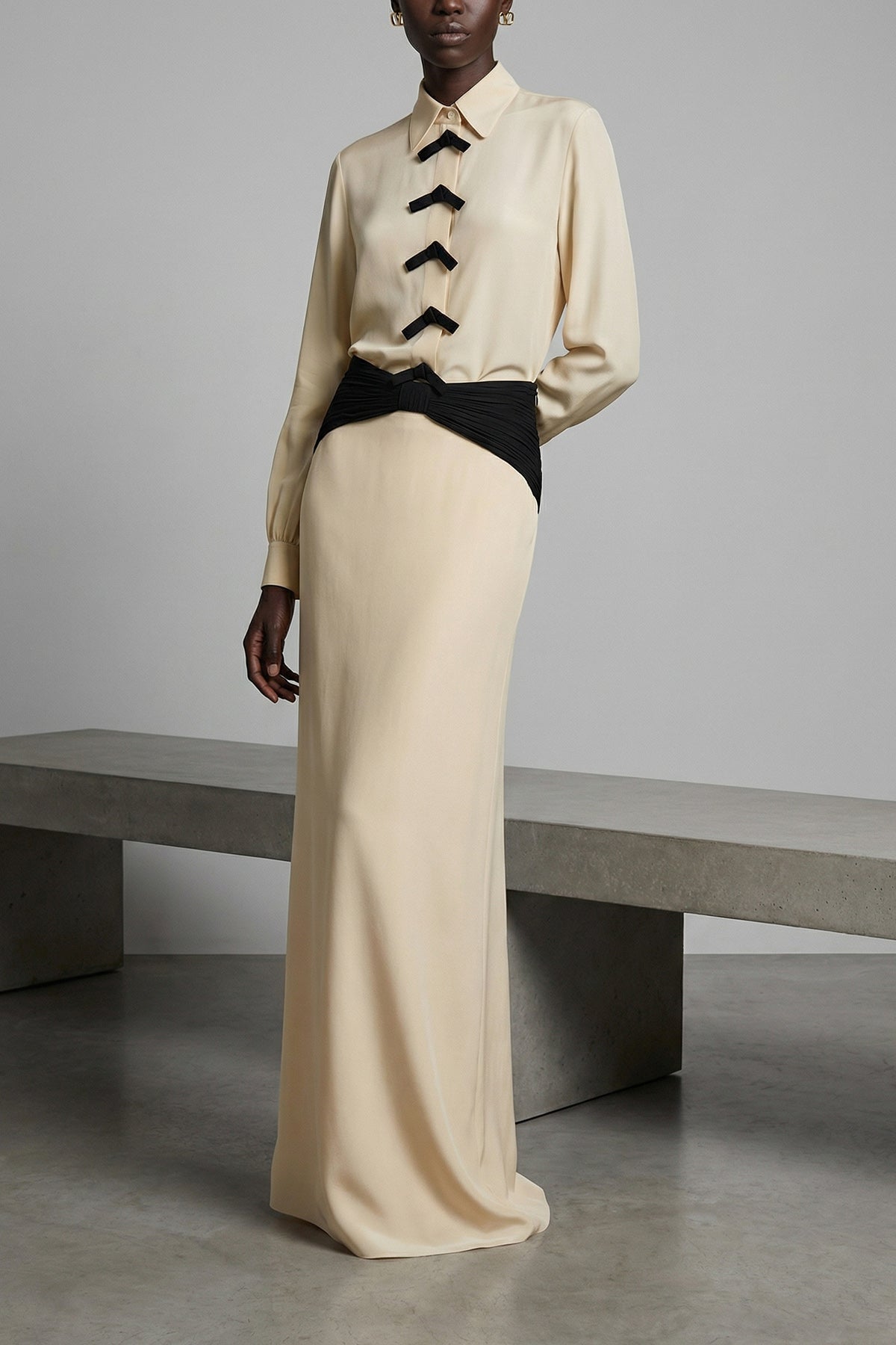 VALENTINO GARAVANI 40 de chine crepe shirt