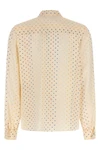 all-over stelline muticolor starry print silk shirt