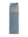 denim circle skirt