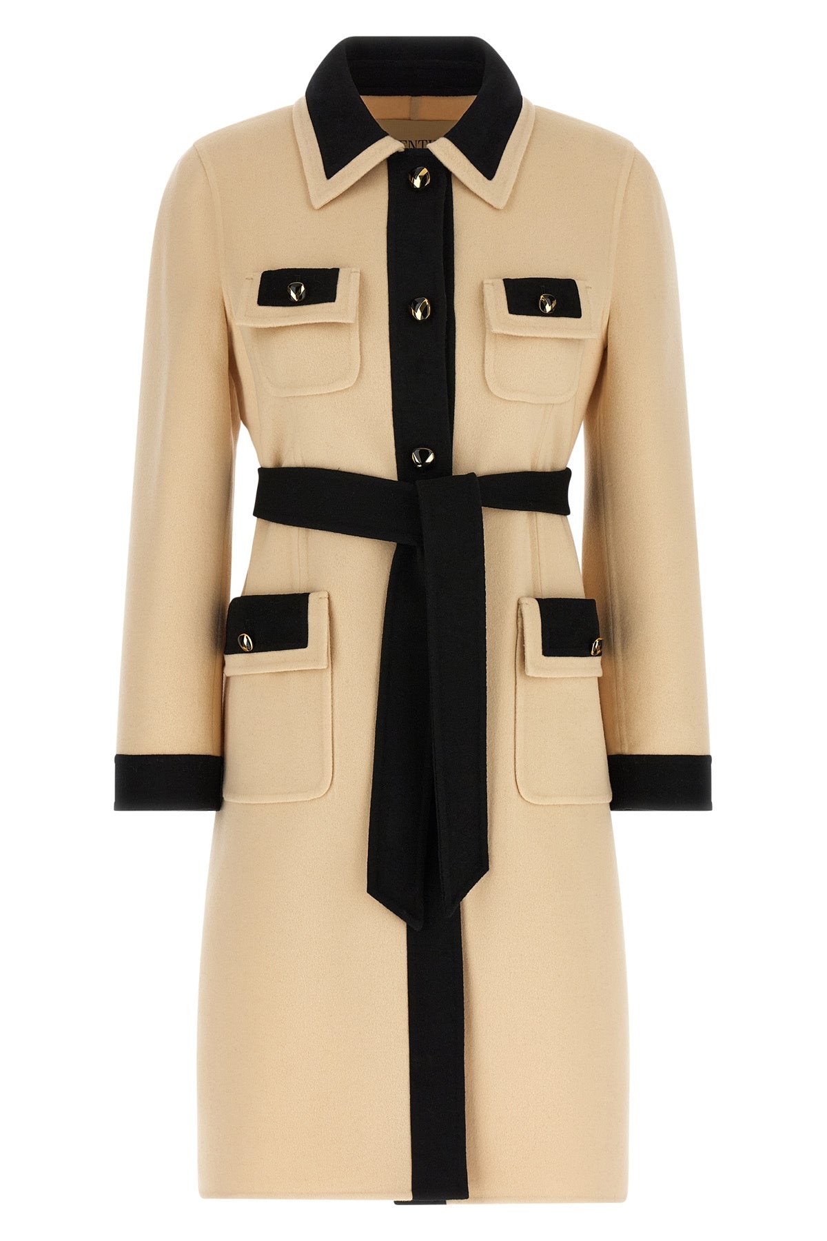 VALENTINO GARAVANI 42 midi wool coat