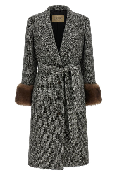 the valentino garavani mossi coat sets new standards of tailoring through a st