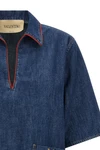 the valentino garavani denim shirt combines casual aesthetics