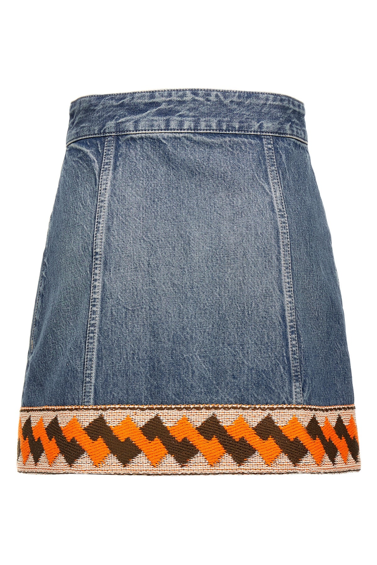 VALENTINO GARAVANI 38 cotton denim mini skirt