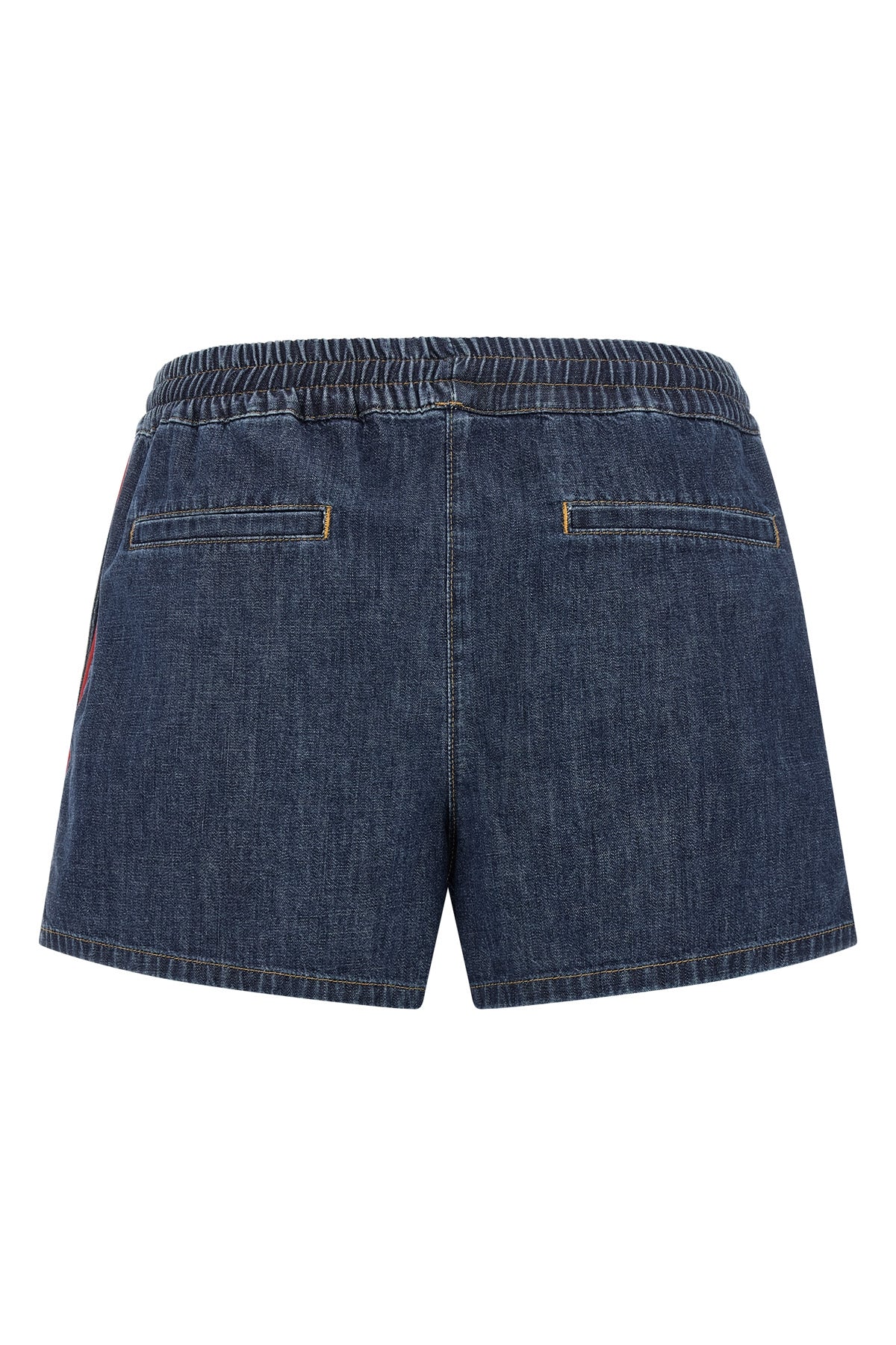 VALENTINO GARAVANI 38 chambray cotton denim shorts
