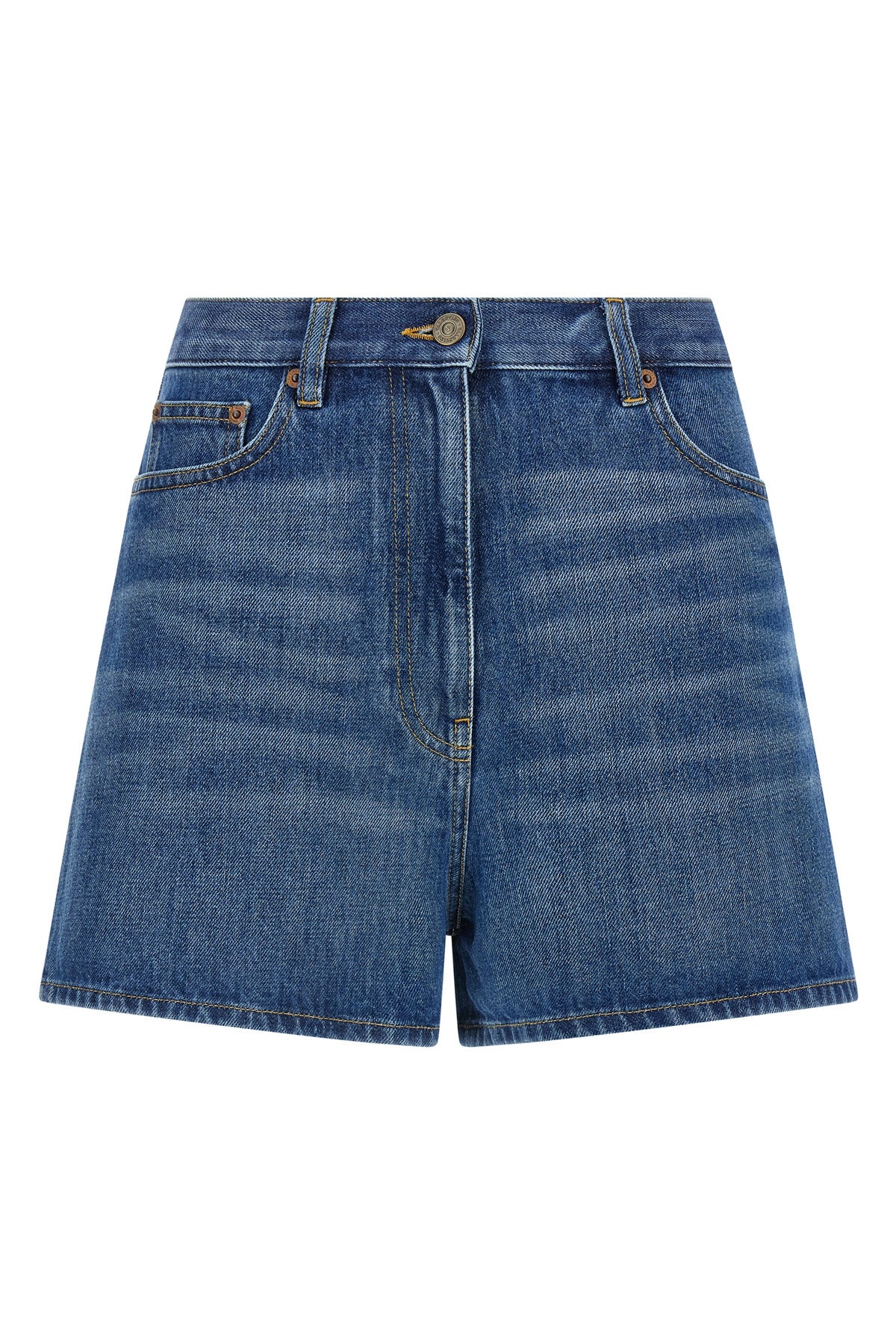 VALENTINO GARAVANI 25 solid denim shorts medium stone washed