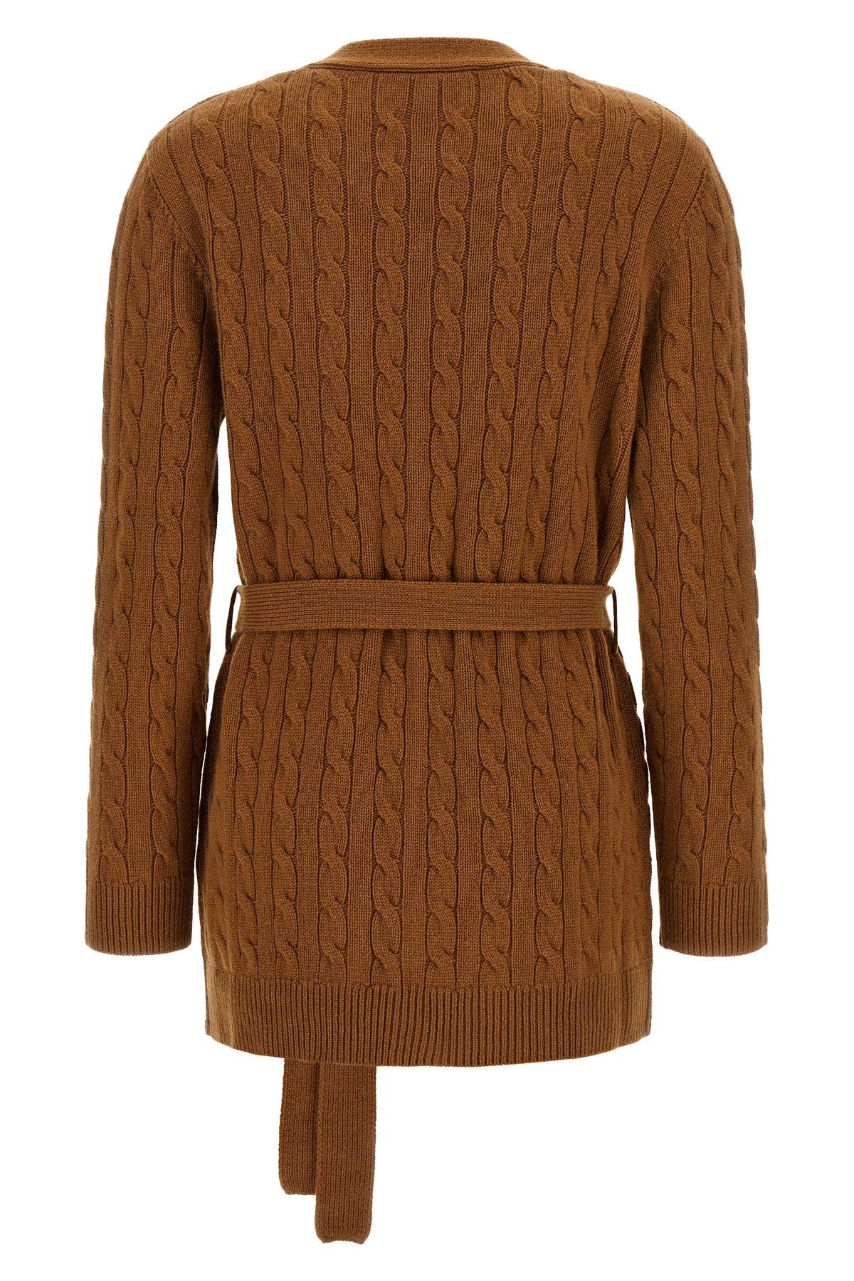 braided cashmere cardigan