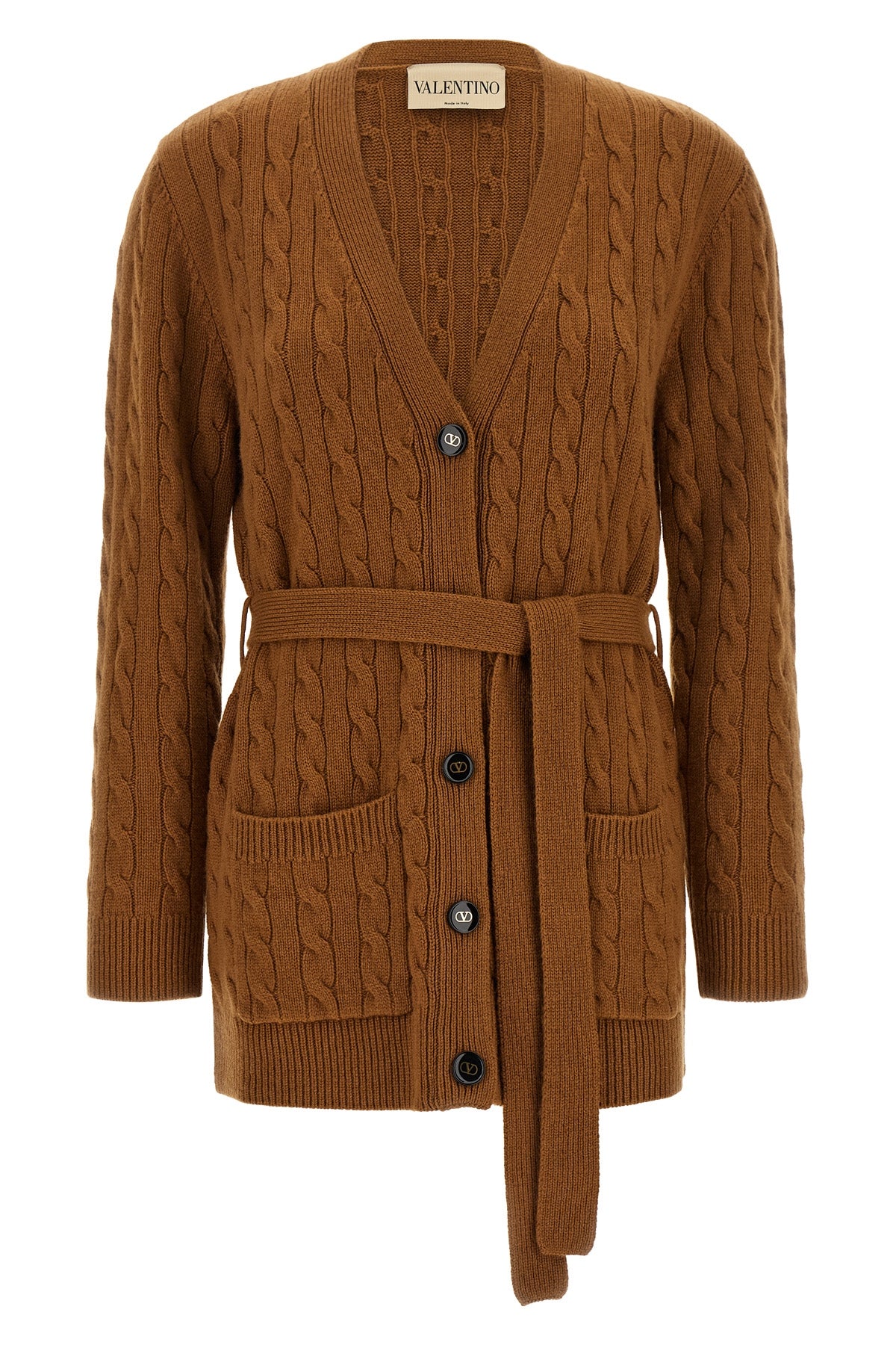 VALENTINO GARAVANI M braided cashmere cardigan