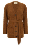 braided cashmere cardigan