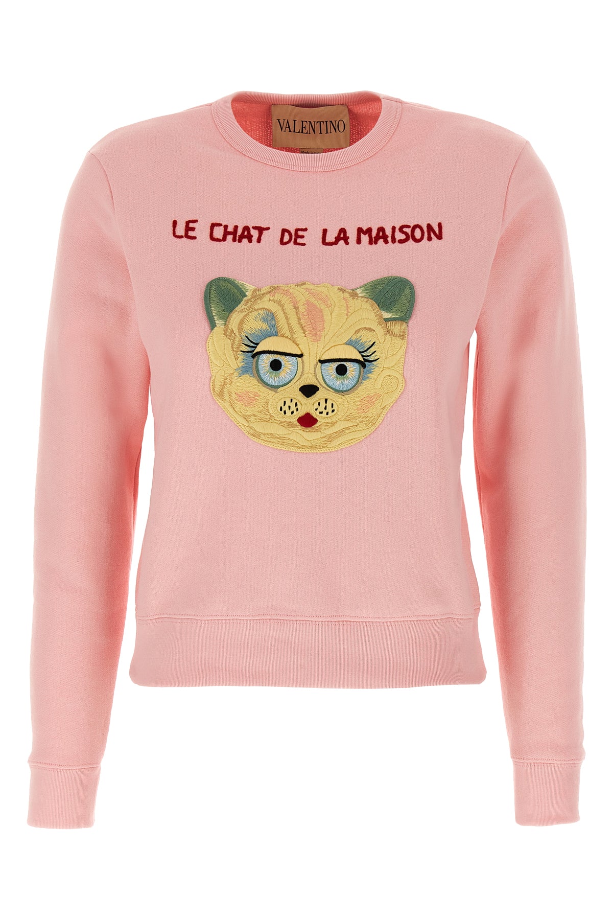 VALENTINO GARAVANI M le chat de la maison sweatshirt in brushed cotton