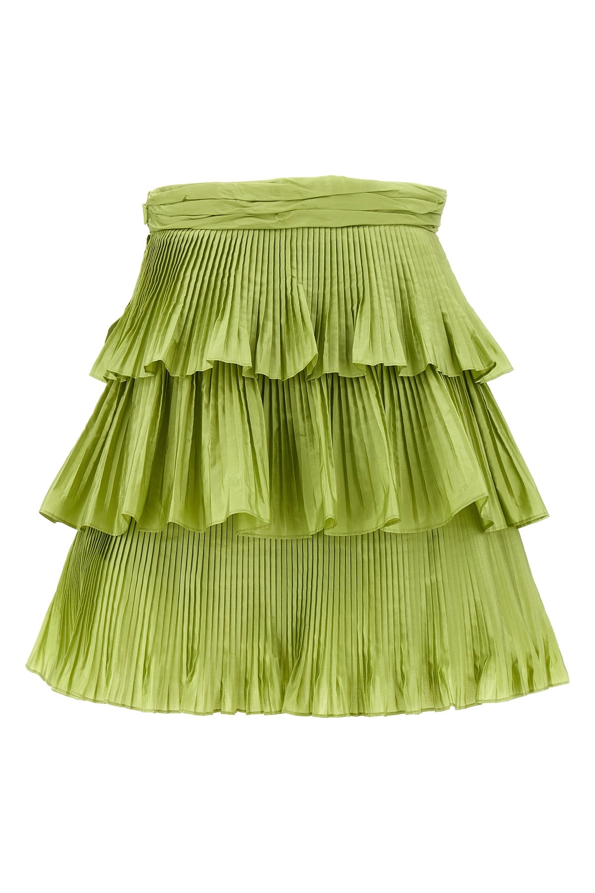 VALENTINO GARAVANI 42 mini skirt in pleated taffeta