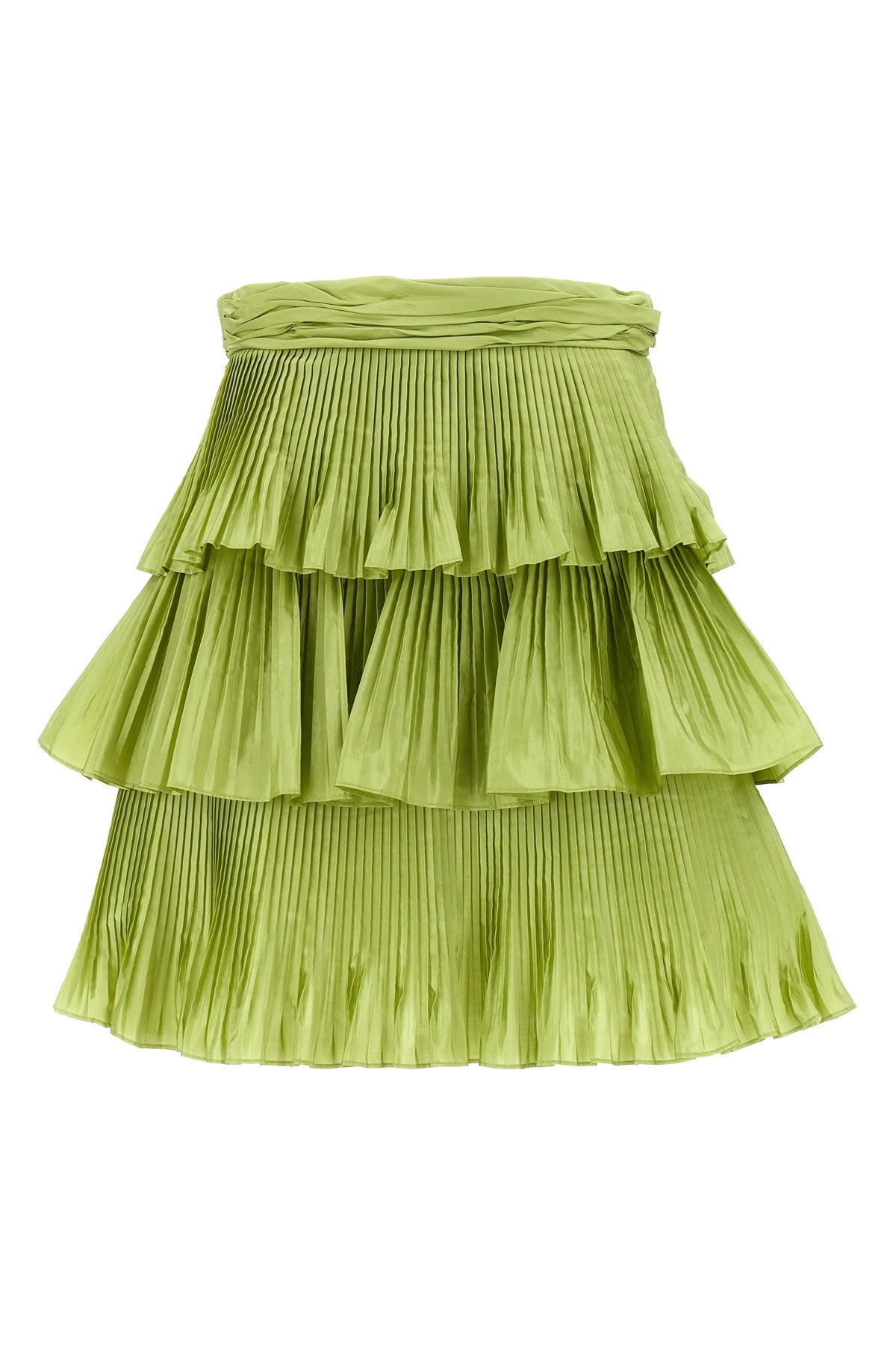 VALENTINO GARAVANI 42 mini skirt in pleated taffeta