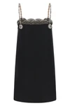 wool and silk mini dress