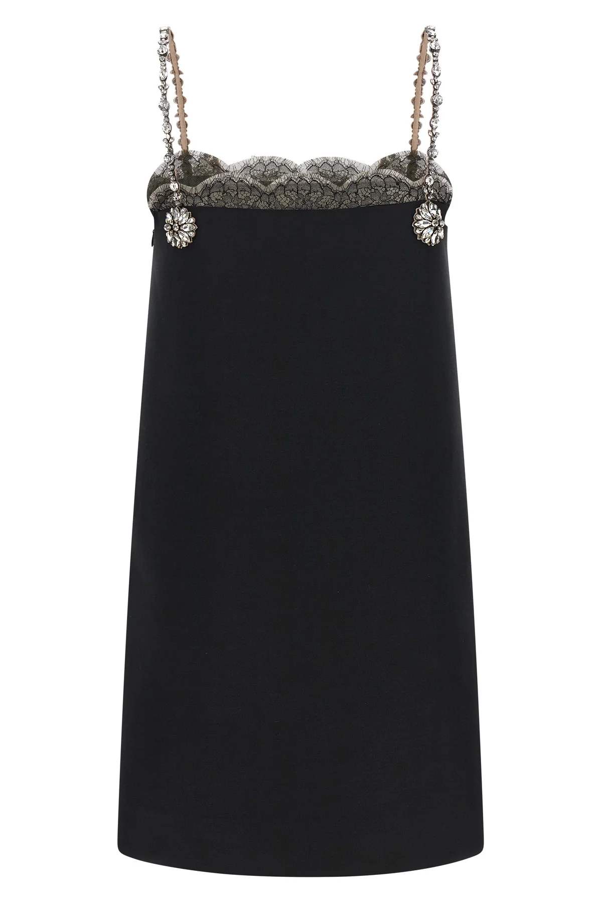 wool and silk mini dress