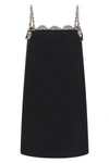 wool and silk mini dress