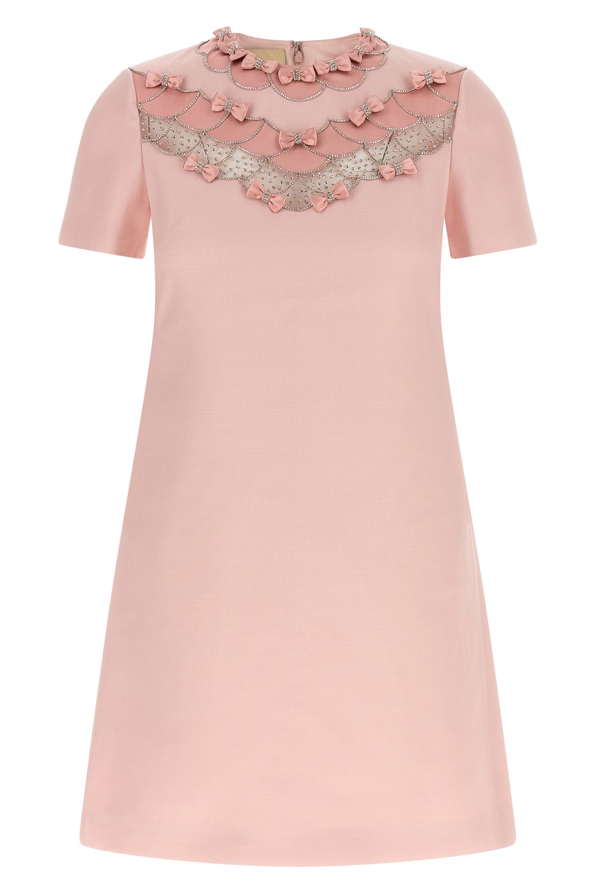 VALENTINO GARAVANI 38 crêpe couture mini dress