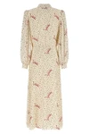 all over bollicine plusdepois crepe de chine print crepe de chine midi dress