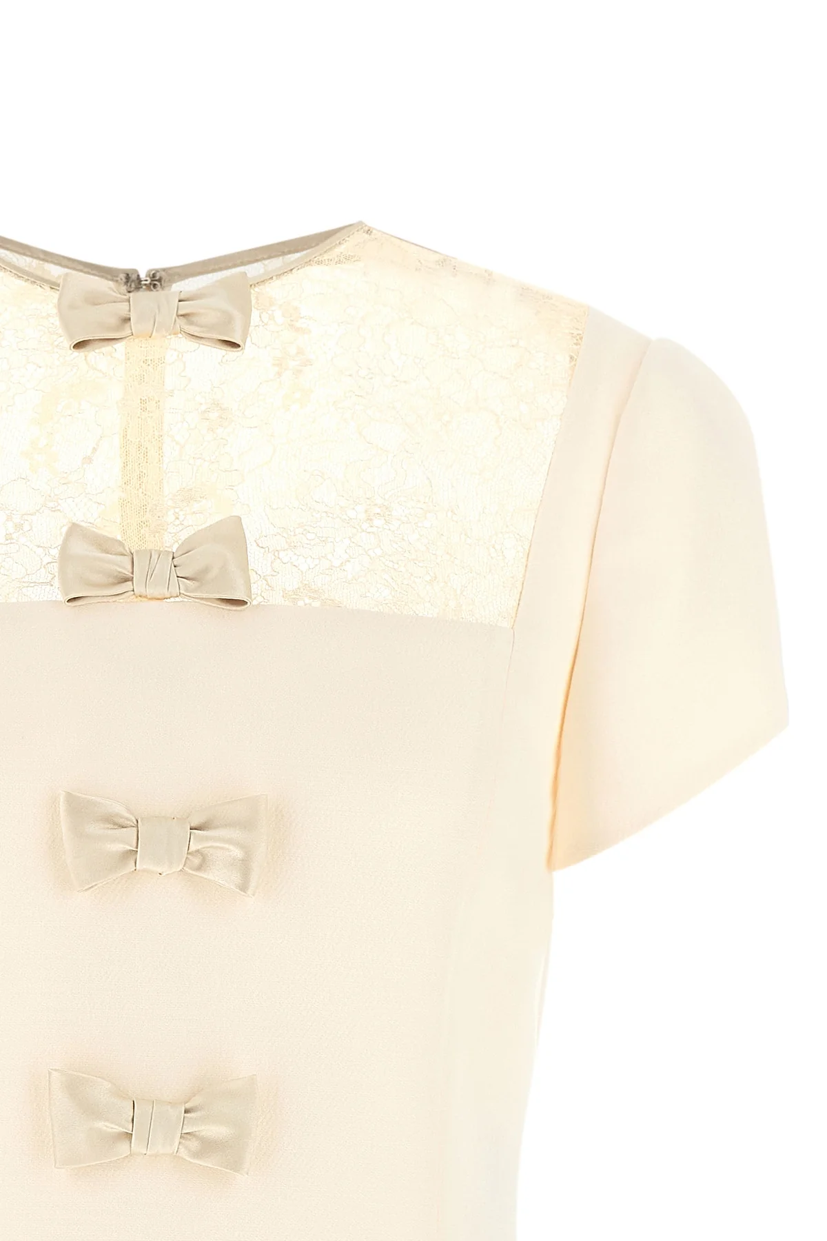 the valentino garavani mini dress expresses a refined sartorial vision through a