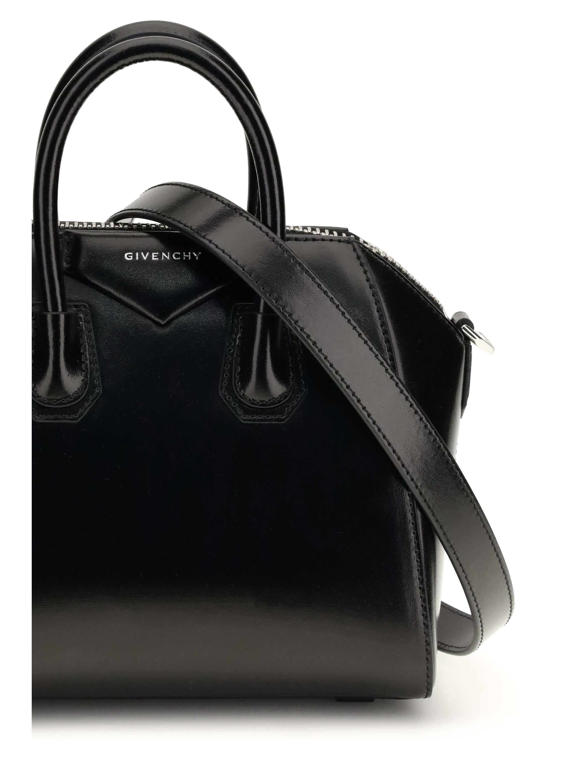box leather antigona mini handbag