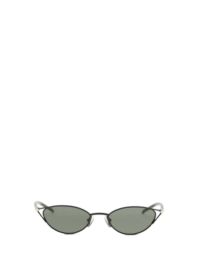 slim cat-eye sunglasses with t-bar
