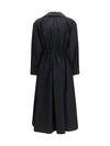 pedaggi midi dress in cotton poplin