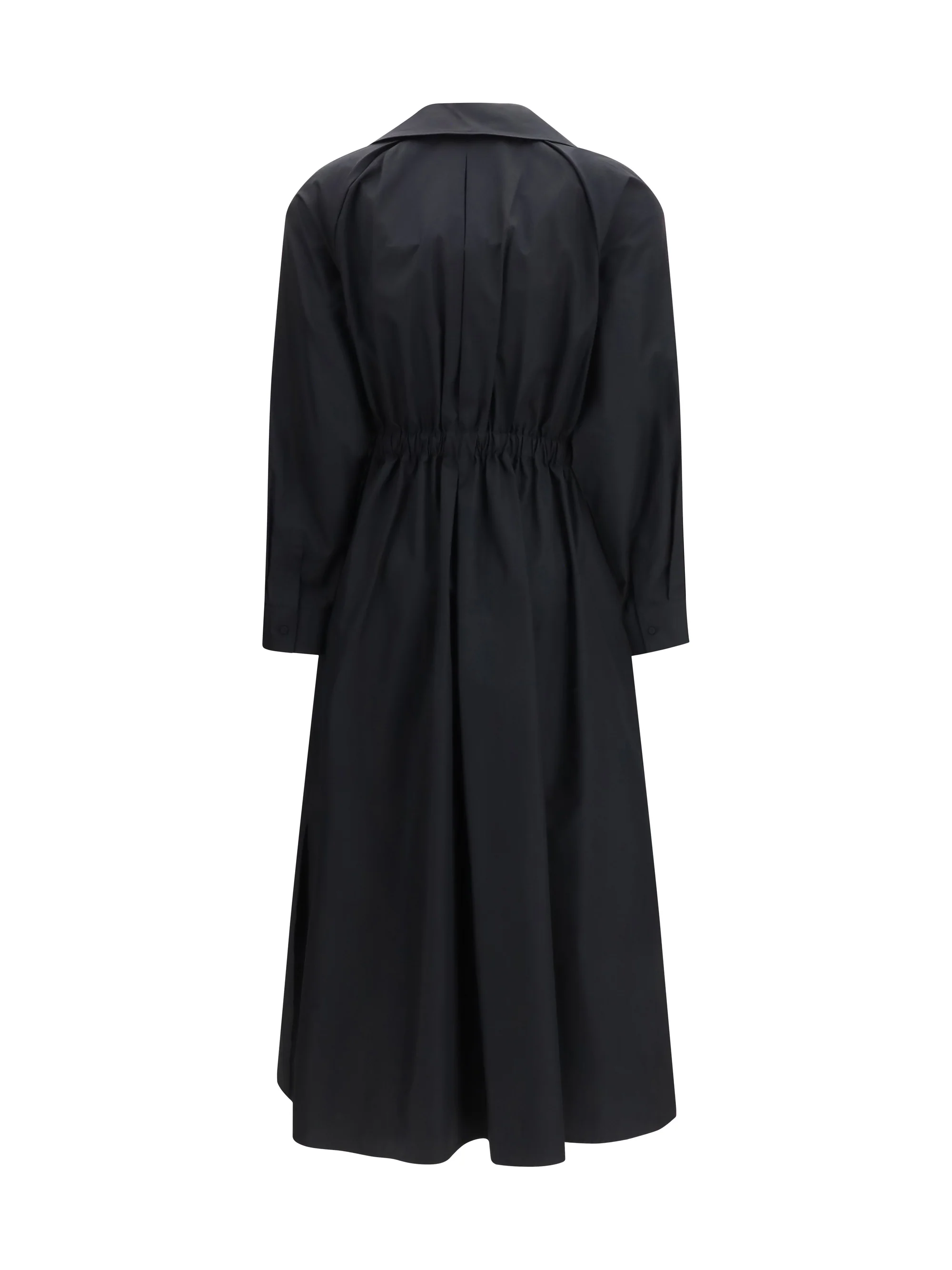 pedaggi midi dress in cotton poplin
