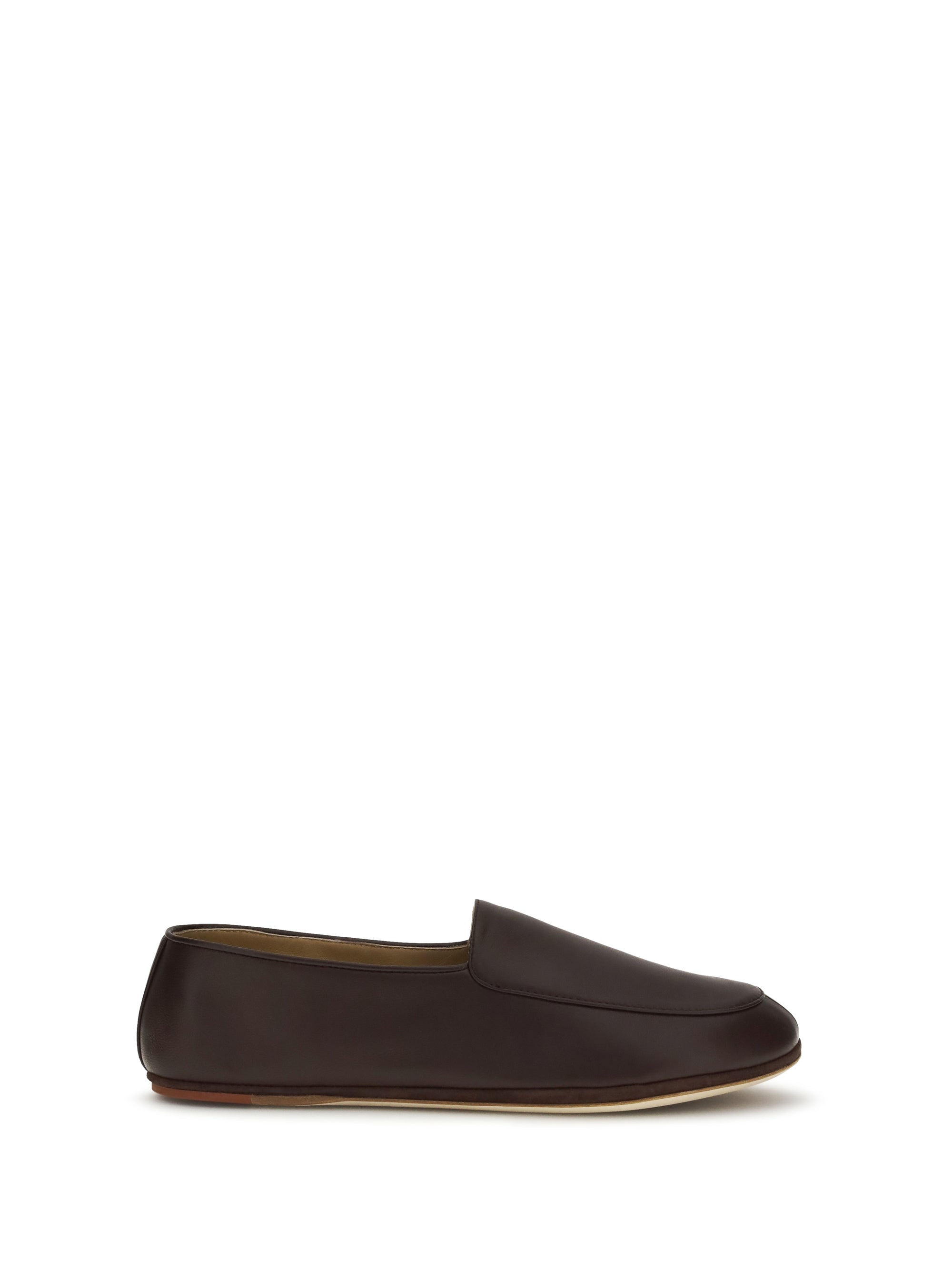 LORO PIANA 37 leather loafers 