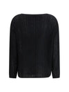 rib-knit crew-neck sweater
