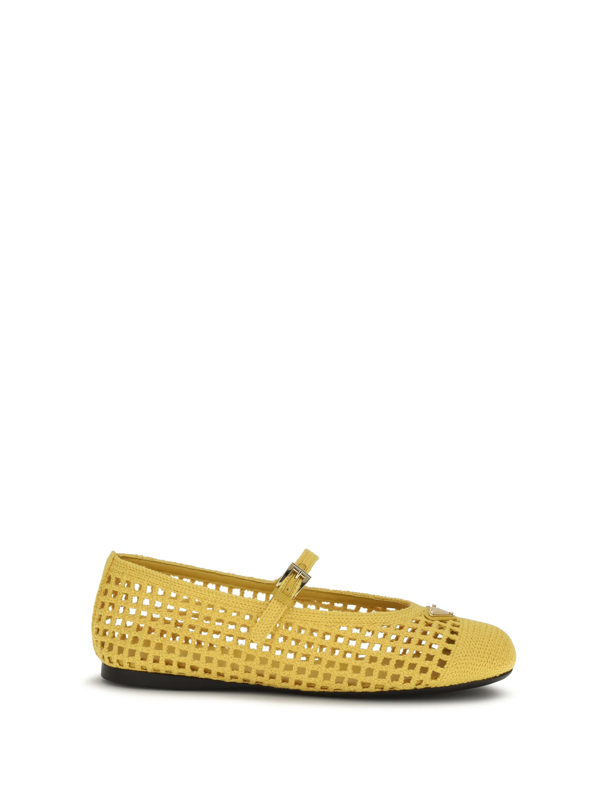 PRADA 37 crochet ballerinas