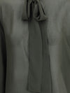 lavallière neckline blouse