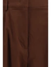wool-blend elasticated-waist pants