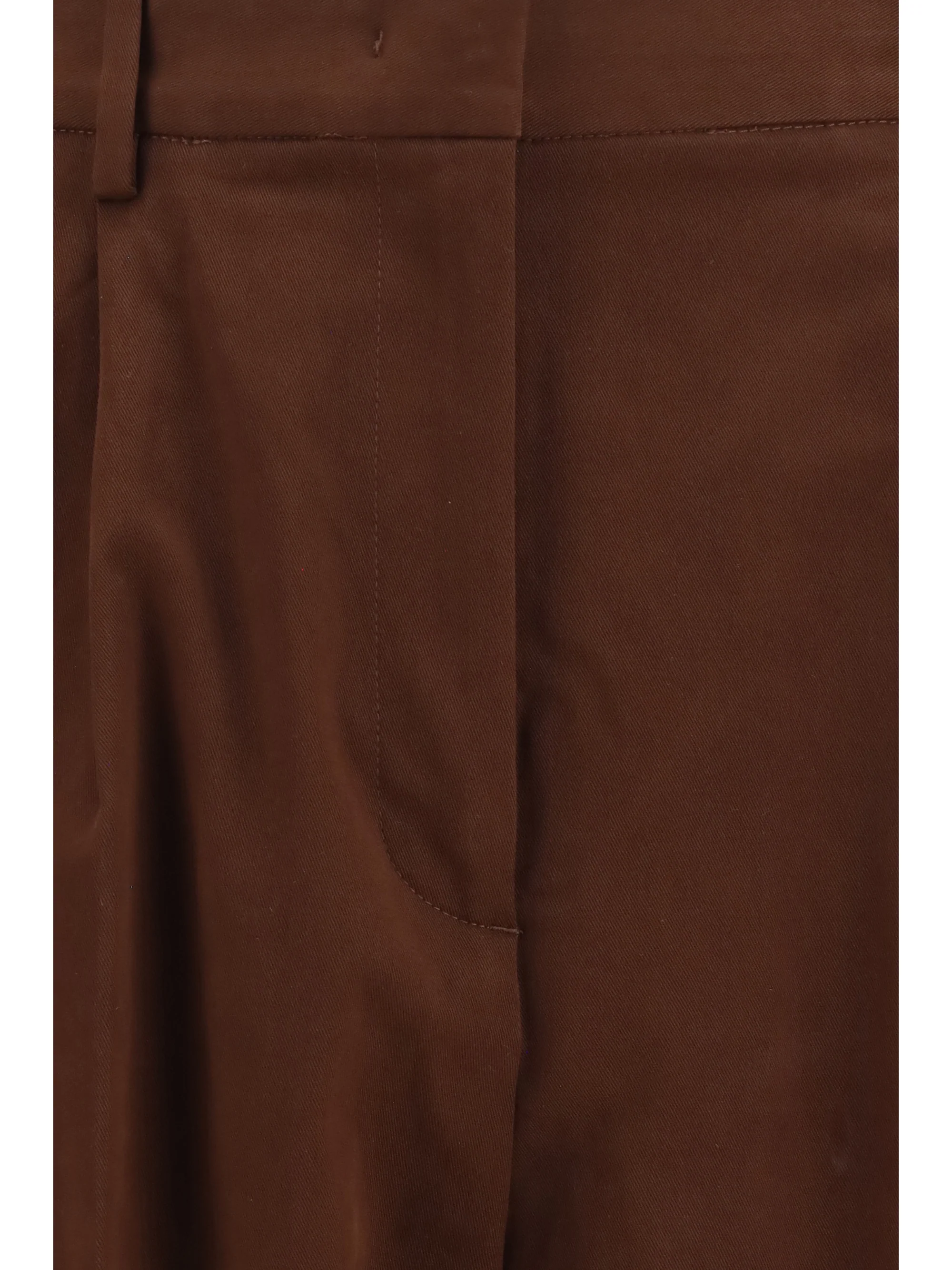wool-blend elasticated-waist pants