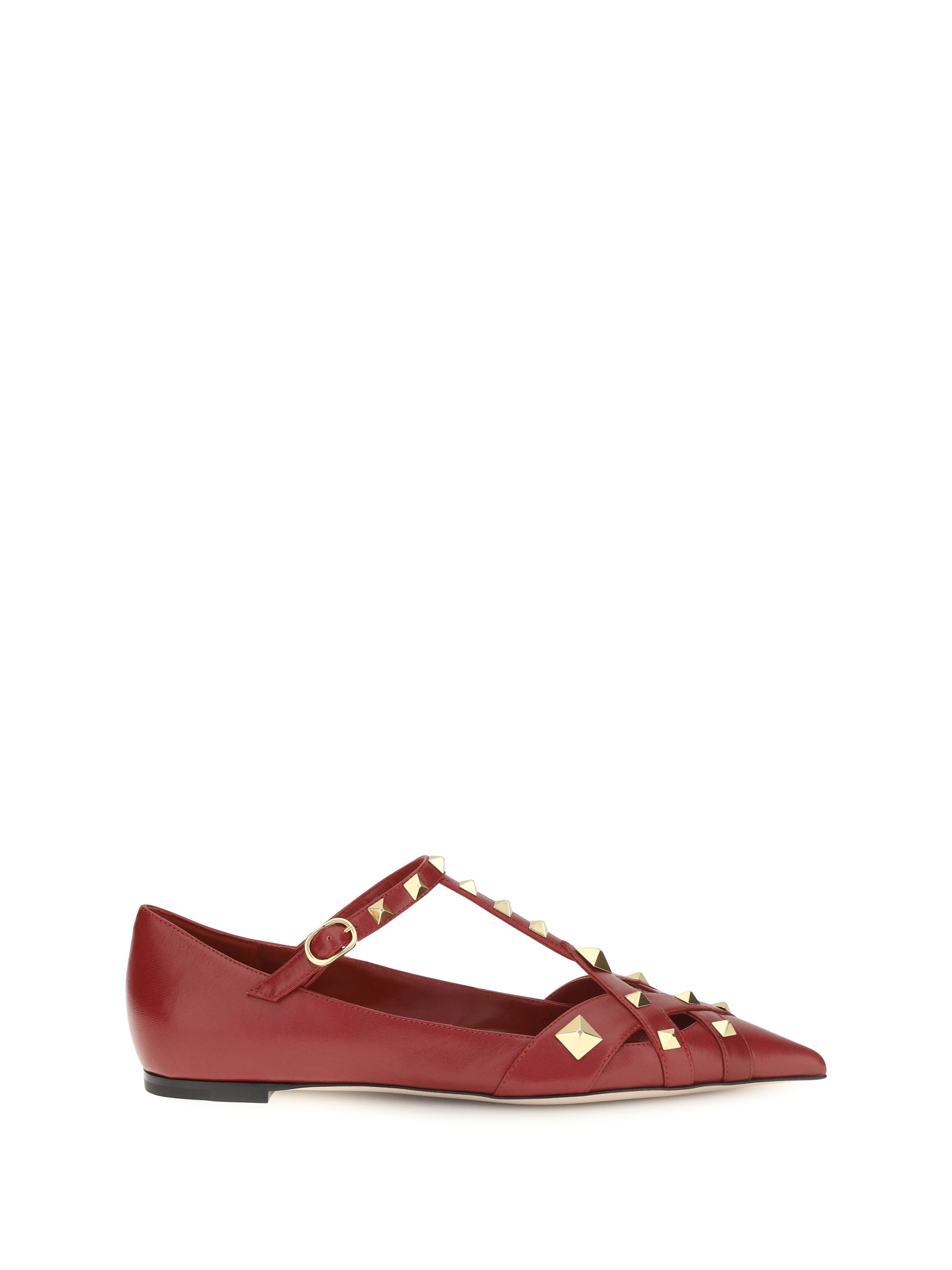 VALENTINO GARAVANI 36 studdy ballerinas in kidskin
