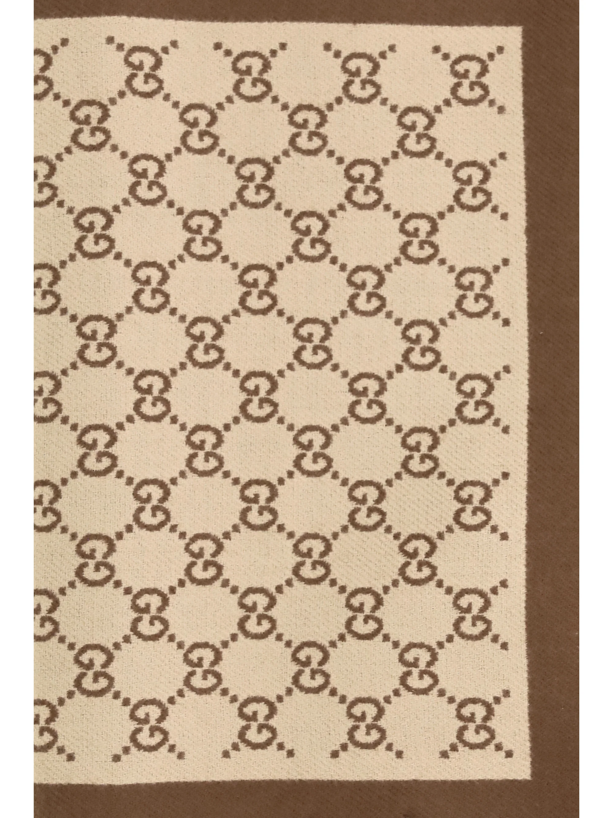 gg all-over wool scarf