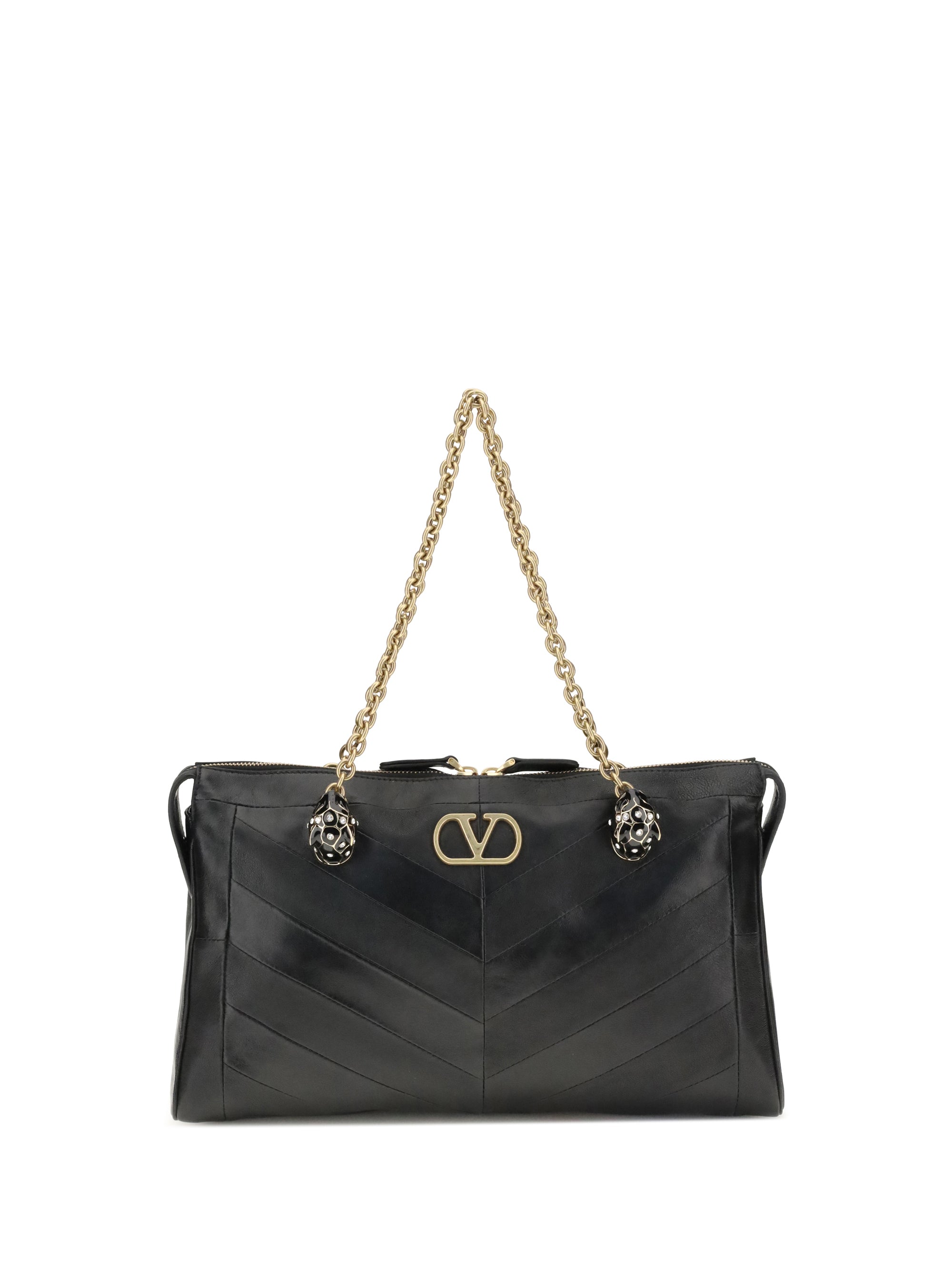 VALENTINO GARAVANI OS panthea chevron medium shoulder bag r