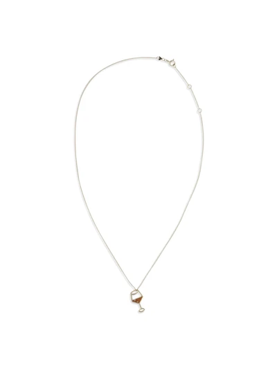 spritz brillante enamel necklace