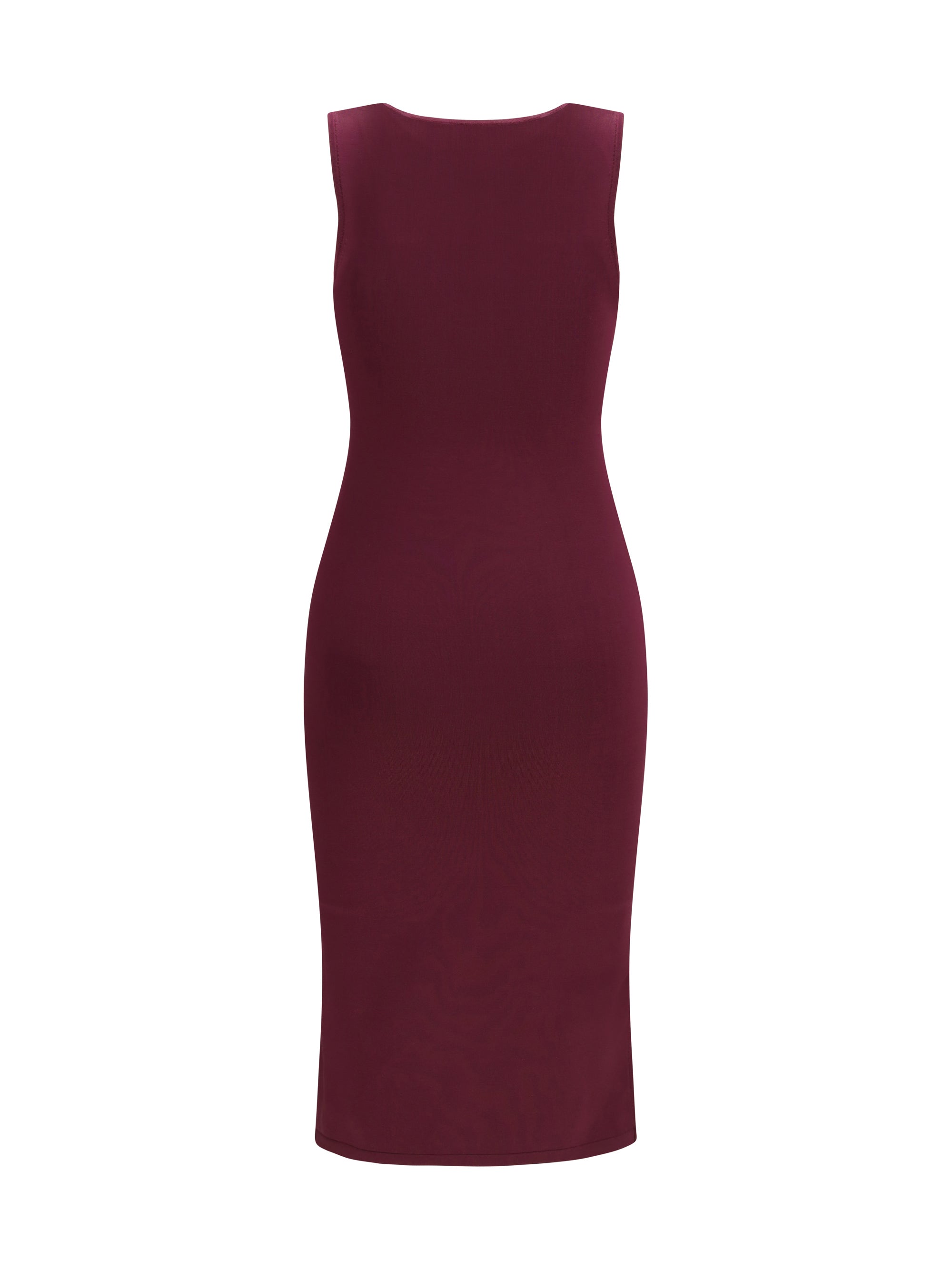 SA SU PHI 40 sleeveless slim-fit long silk dress