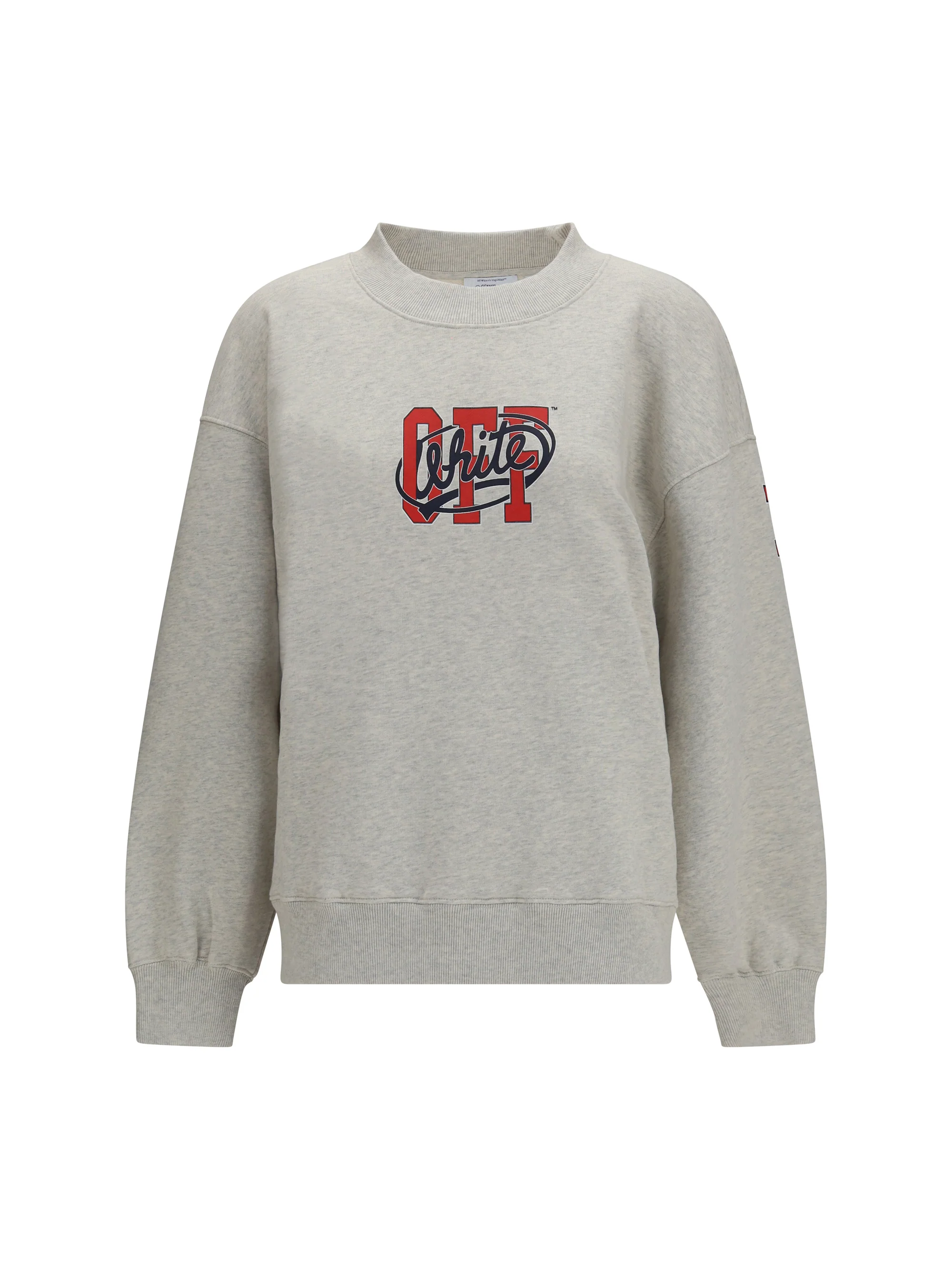 OFF-WHITE L off college crewneck sweatshirt